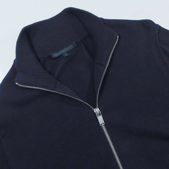 DRYKORN FOR BEAUTIFUL PEOPLE Mens Small ANTONIO Navy Blue Cardigan Sweater - Picture 2 of 4